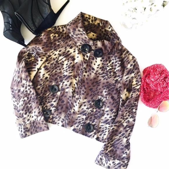- Style Elements Leopard Print Jacket - Picture 4 of 4